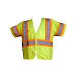 ANSI Class 3 Deluxe Lime Solid Vest